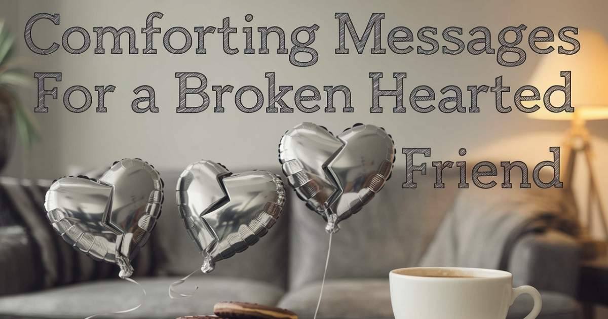 Comforting Messages for a Broken Hearted Friend