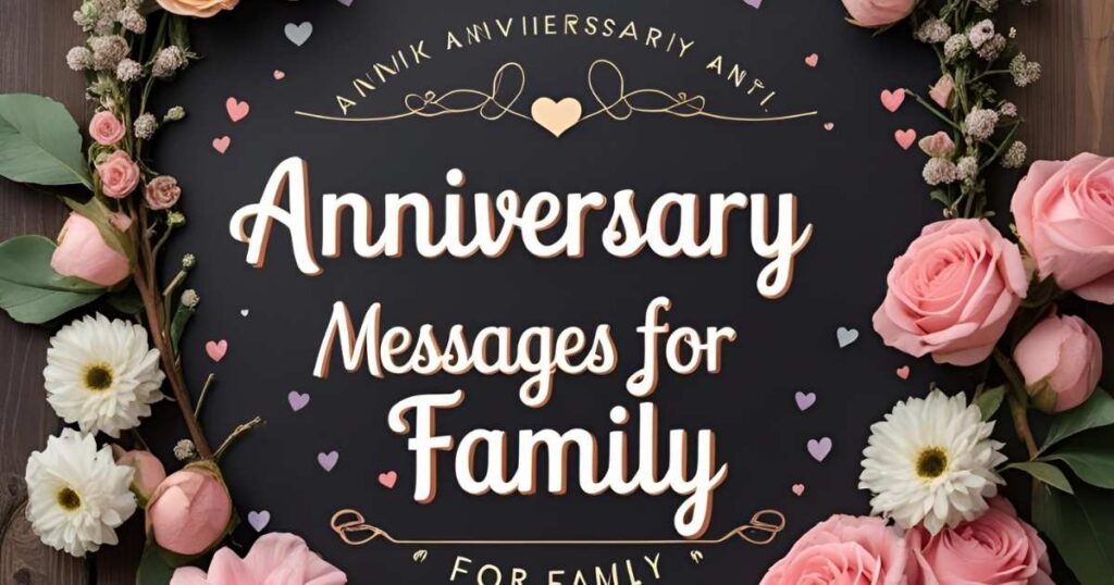 Anniversary Invitation Messages for Family