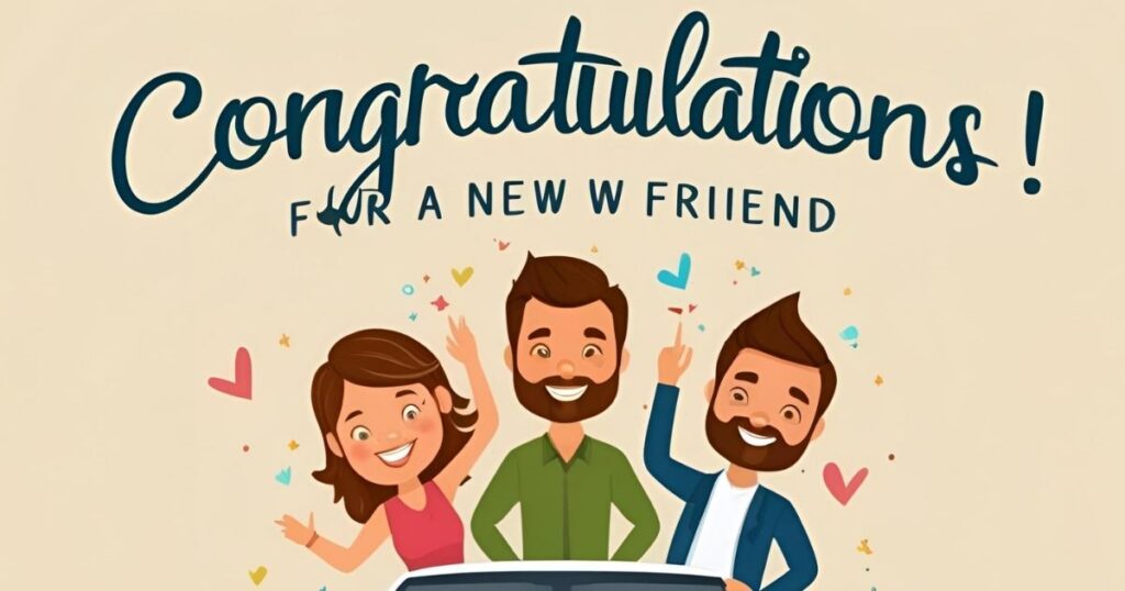 Congratulations for a new car to friend images