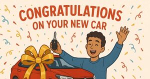 Congratulations message For New Car 