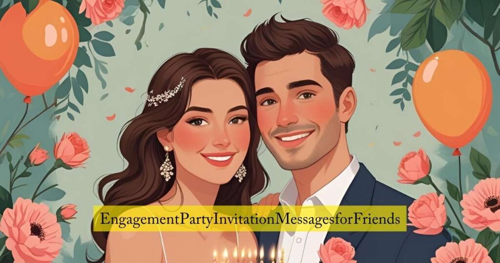 Engagement Party Invitation Messages for Friends