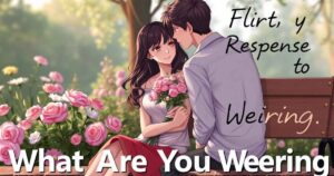Flirty Response to What Are You Wearing