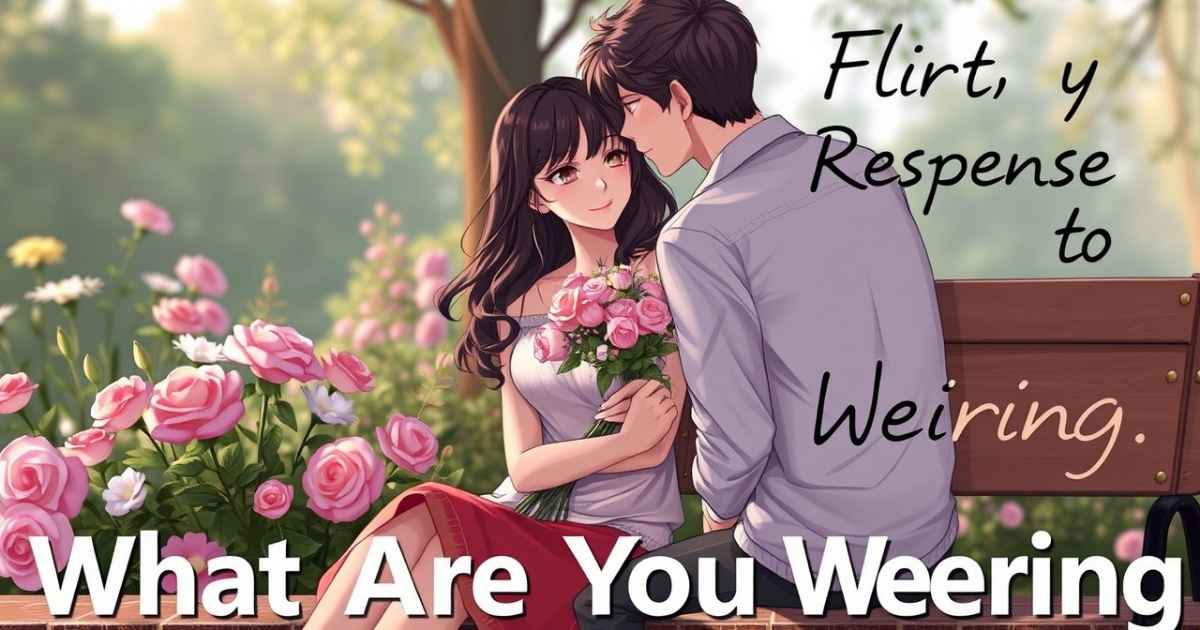 Flirty Response to What Are You Wearing