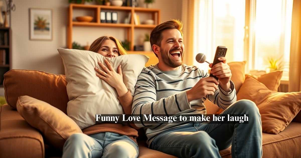 Funny Love Message to make her laugh