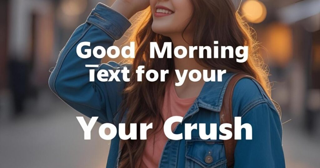 Good Morning text for Your Crush