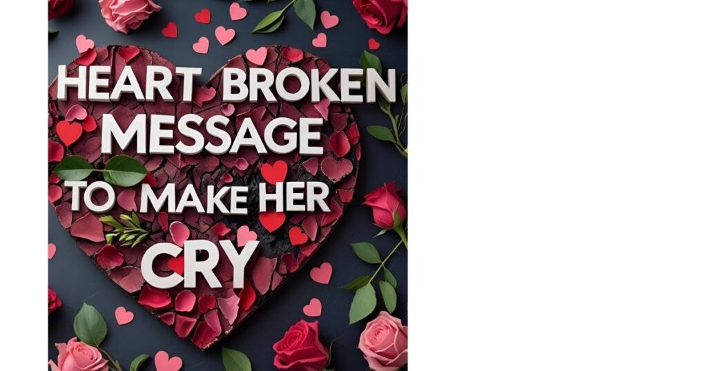 Heart Broken Message to Make Her Cry