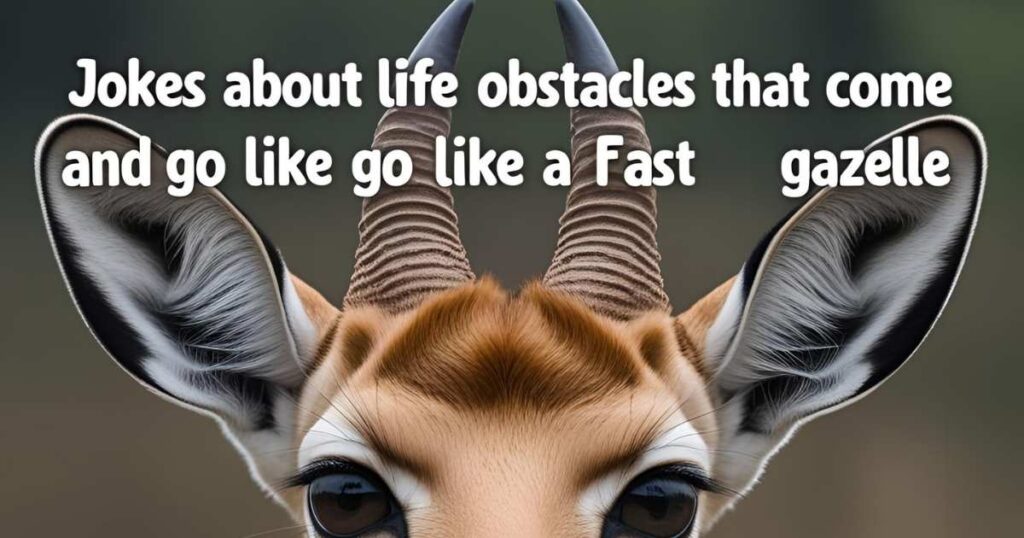 Jokes About Life Obstacles That Come and Go Like a Fast Gazelle