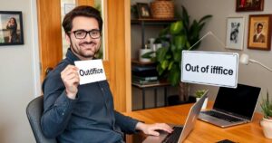 Out of Office Message Leaving Company