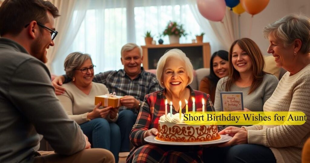 Short Birthday Wishes for Aunt