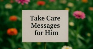 Take Care Messages for Him