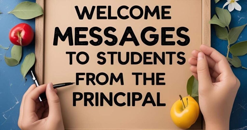 Welcome Messages to Students from the Principal