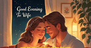 good evening message to my wife