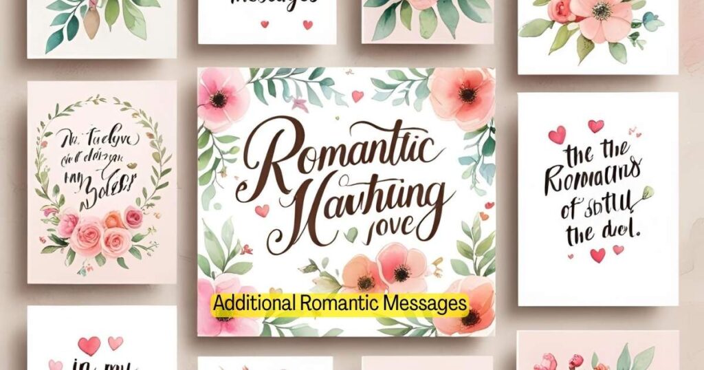 Additional Romantic Messages