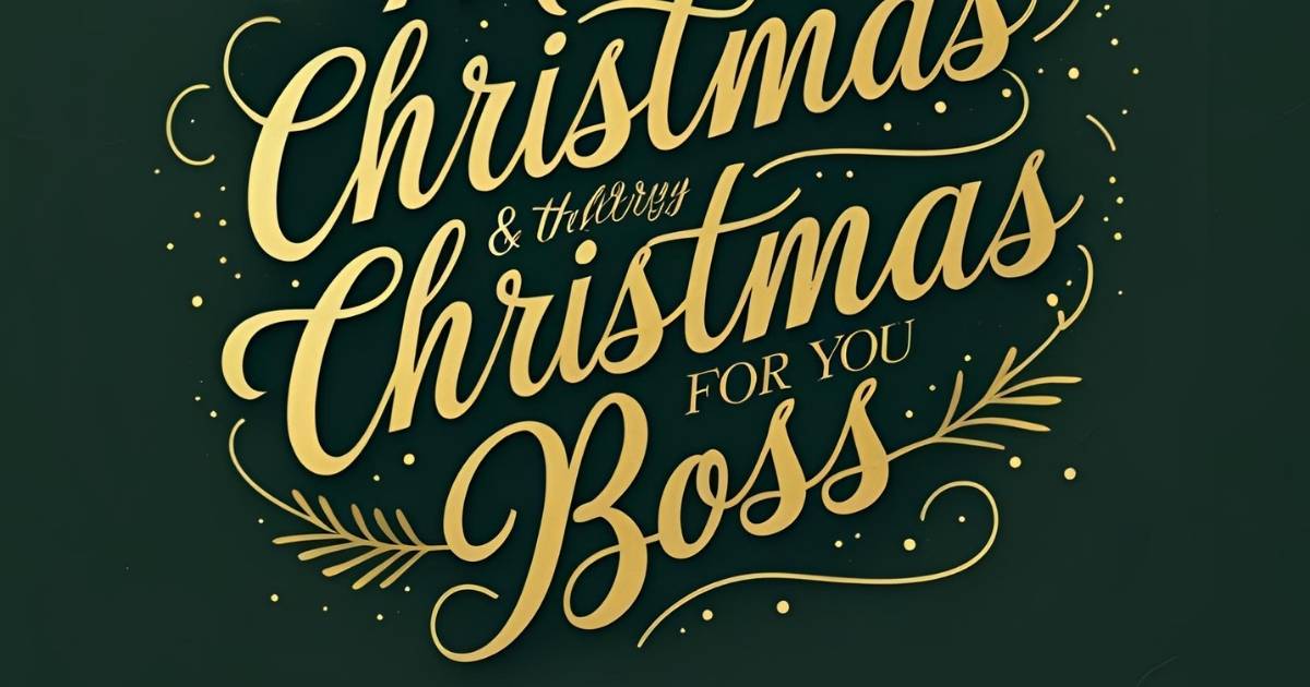 Christmas Messages For Your Boss
