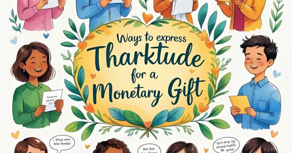 Heartfelt Ways to Say Thank You for a Money Gift