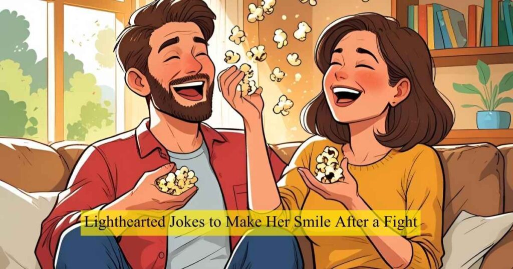 Lighthearted Jokes to Make Her Smile After a Fight