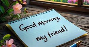Long Good Morning Message For a Friend
