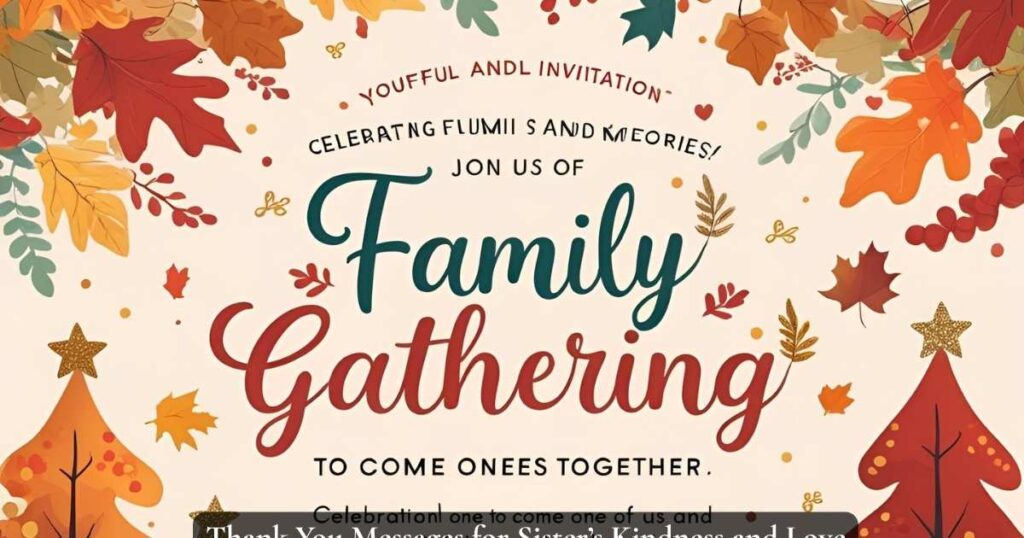 Meaningful Invitation Messages For Family Get Together