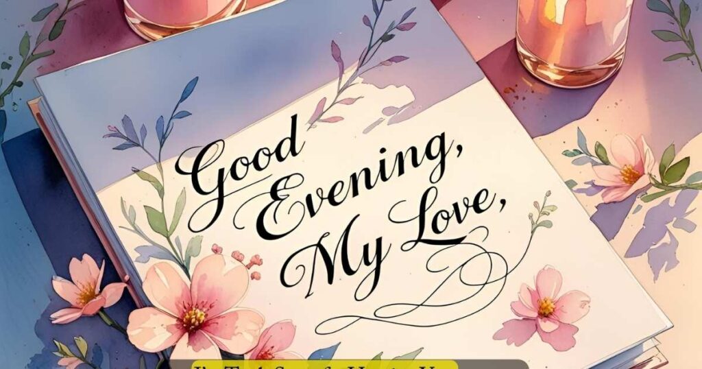 Romantic Good Evening Messages for Her