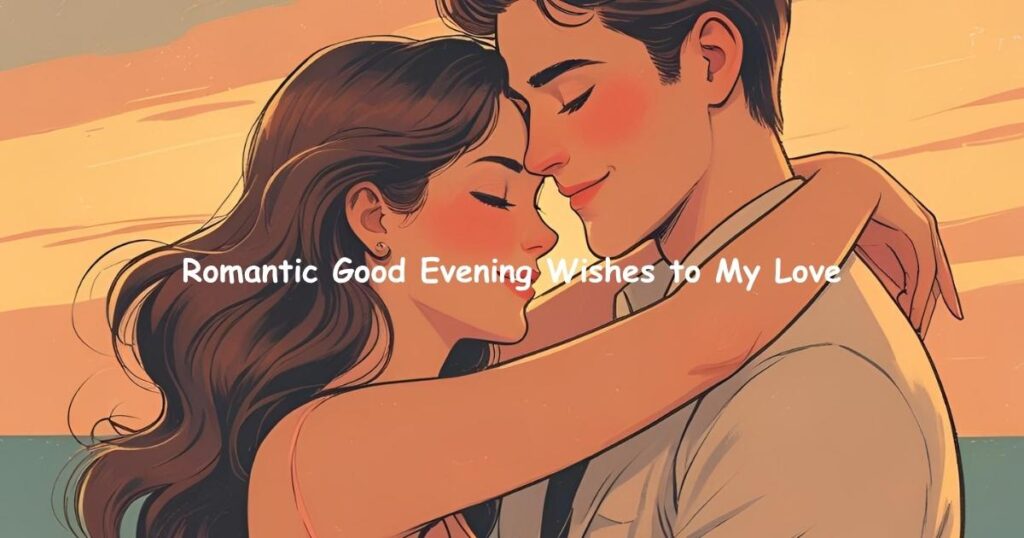 Romantic Good Evening Wishes to My Love