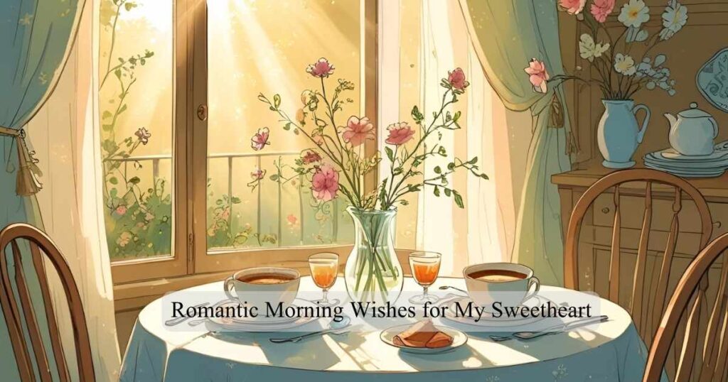 Romantic Morning Wishes for My Sweetheart
