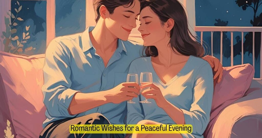 Romantic Wishes for a Peaceful Evening