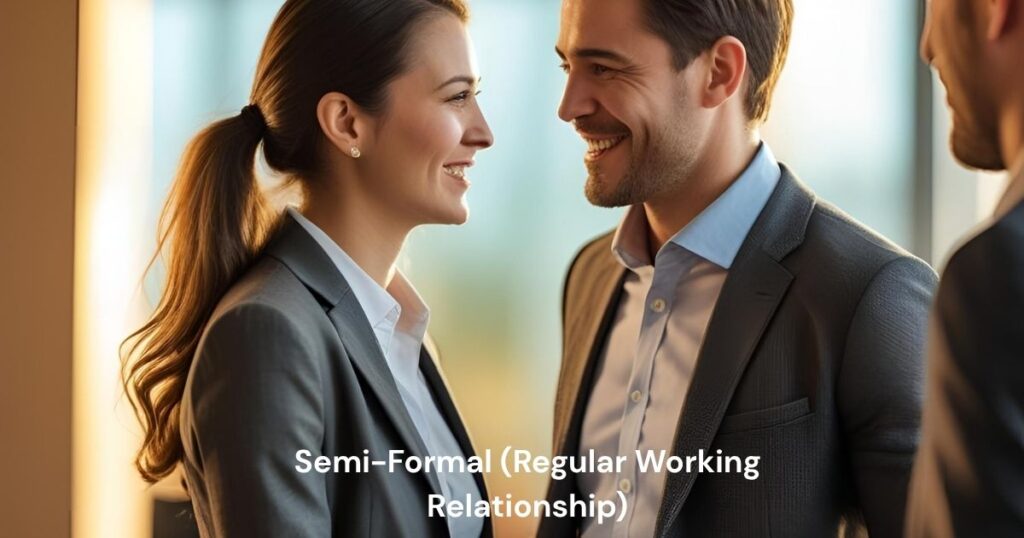 Semi-Formal (Regular Working Relationship)