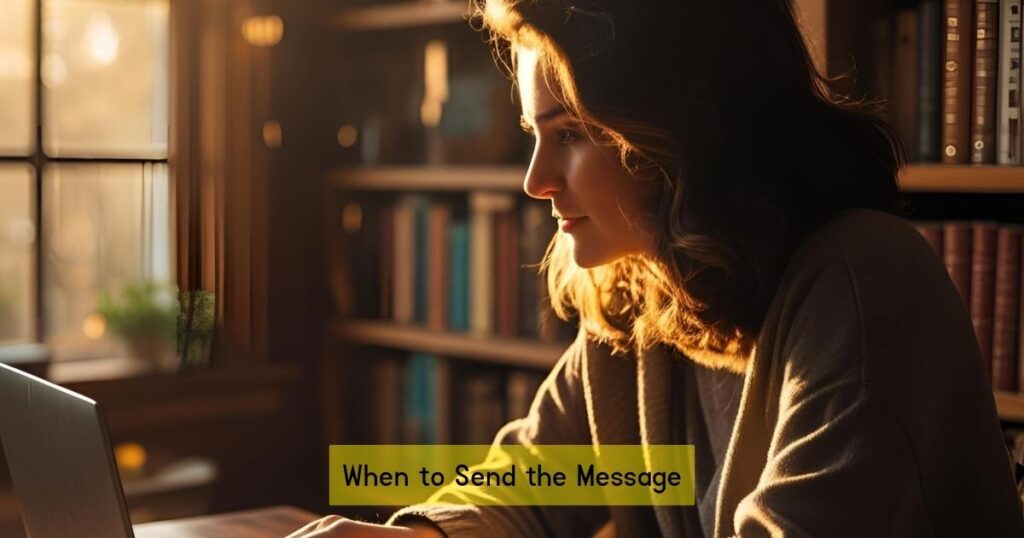 When to Send the Message