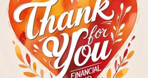 appreciation message for financial support