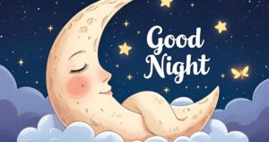 night message for her