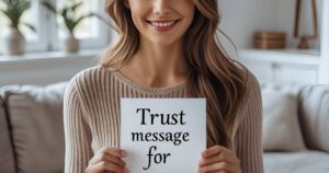 trust message for her